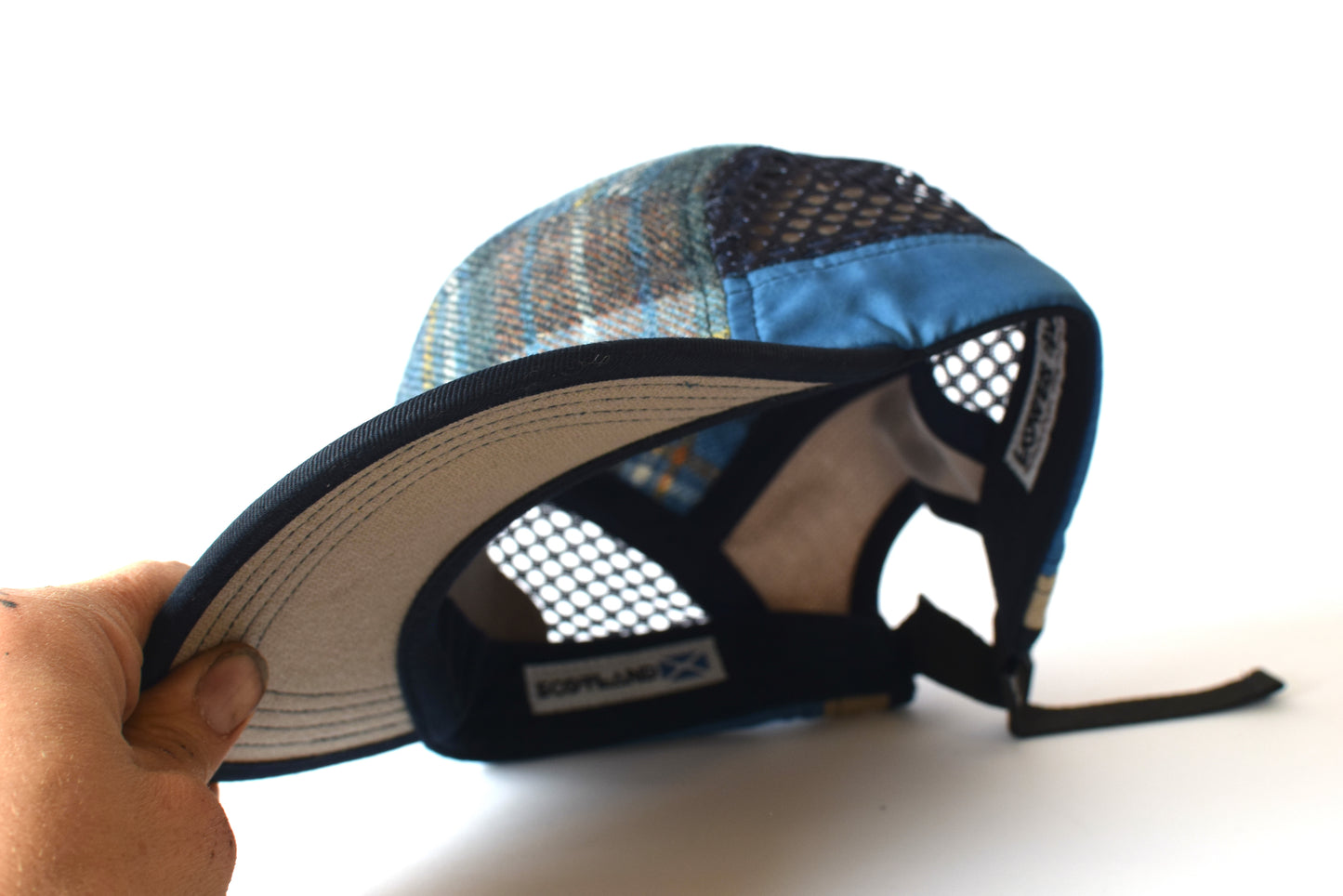Scosia Plaid Eight Panel Sport Hat