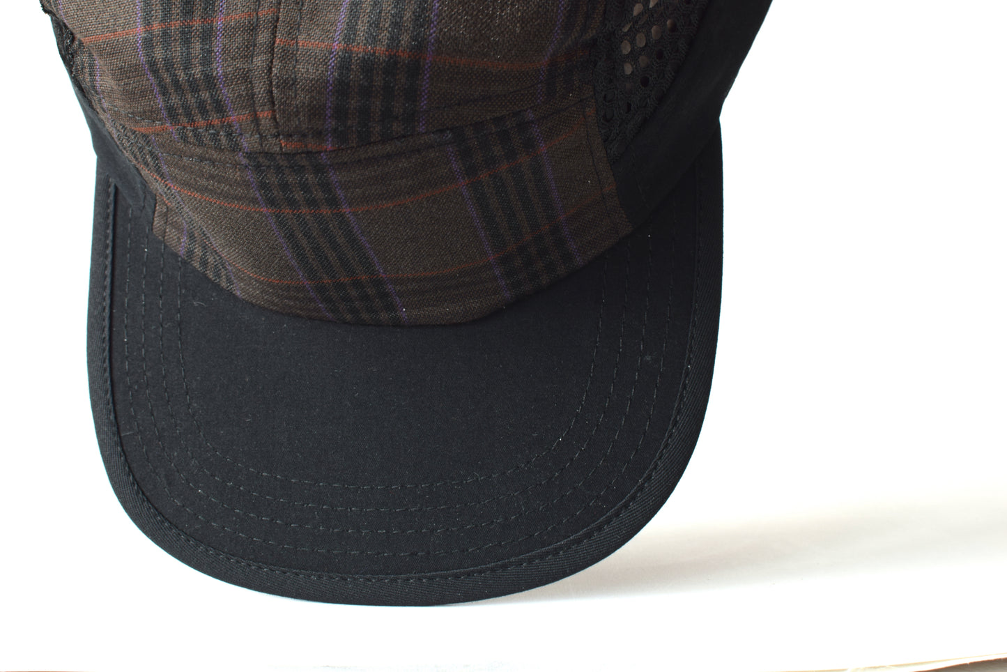 Lana Tropical Plaid Eight Panel Sport Hat