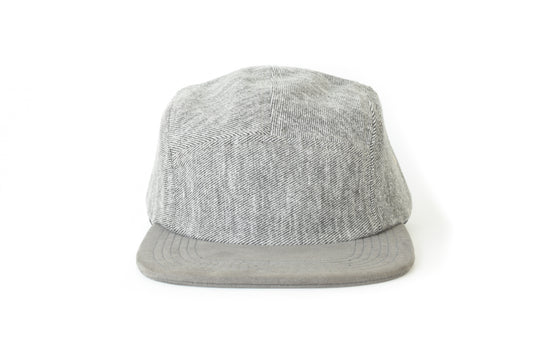 Fuzzy Japanese Denim Five Panel Hat