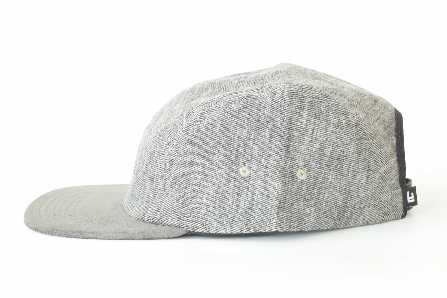 Fuzzy Japanese Denim Five Panel Hat