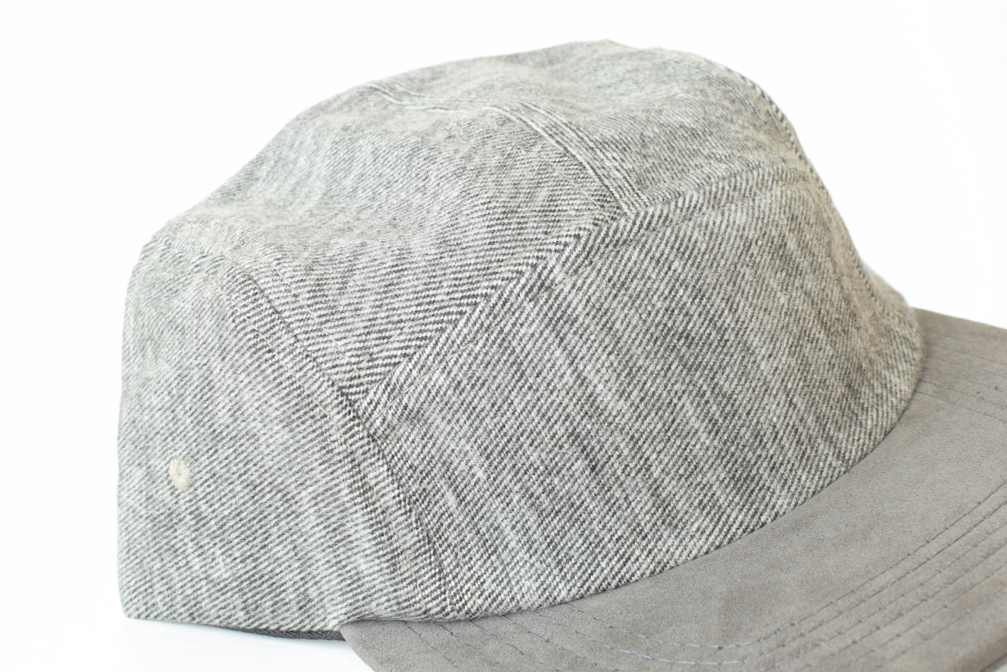 Fuzzy Japanese Denim Five Panel Hat