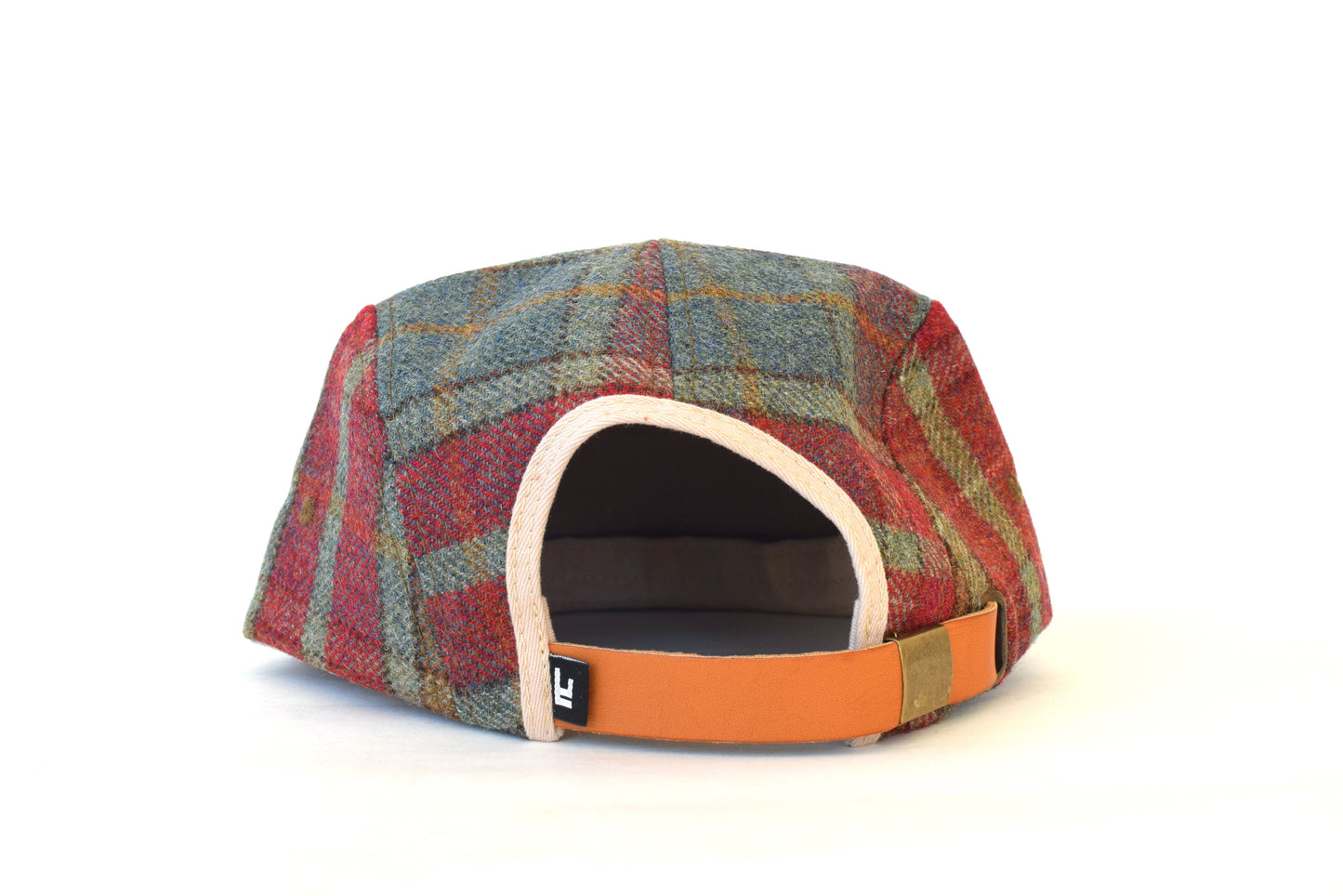 Scosia Plaid Rojo Five Panel Hat