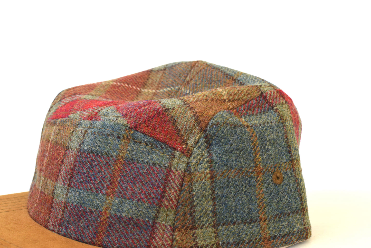 Scosia Plaid Rojo Five Panel Hat
