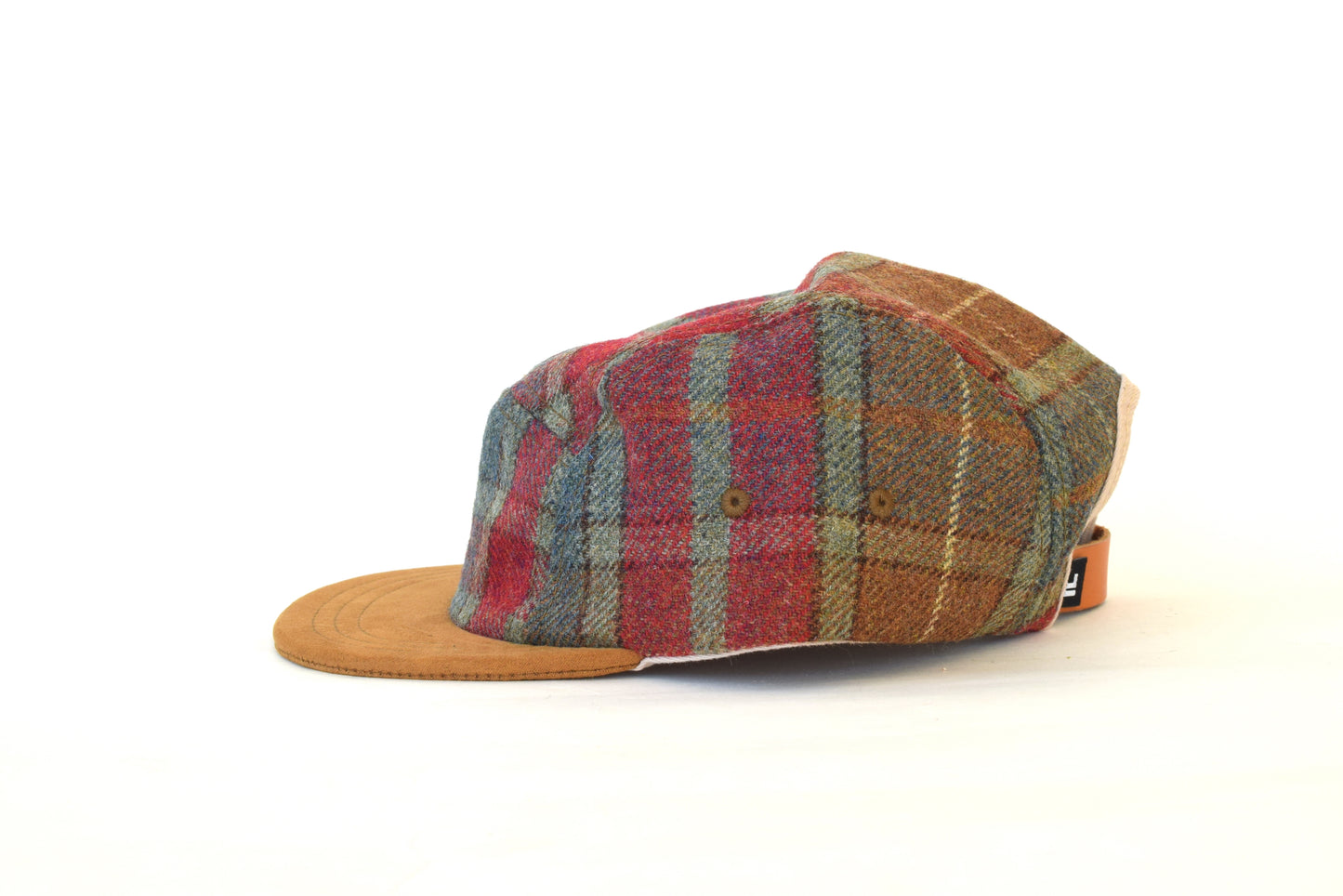 Scosia Plaid Rojo Five Panel Hat (sb)