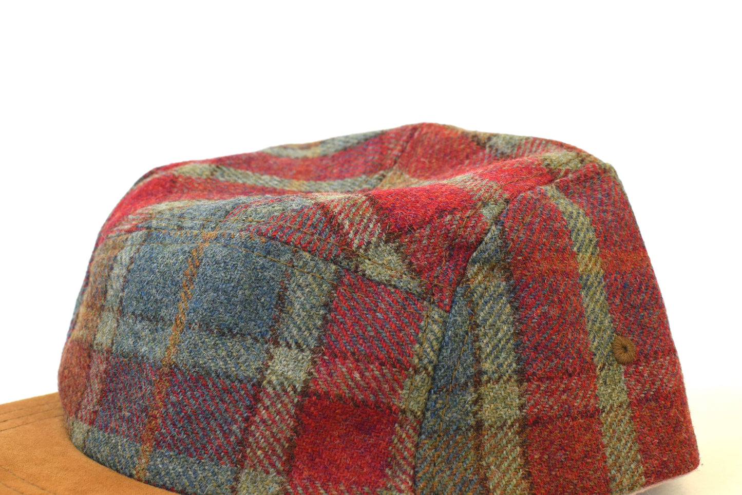 Scosia Plaid Rojo Five Panel Hat (sb)