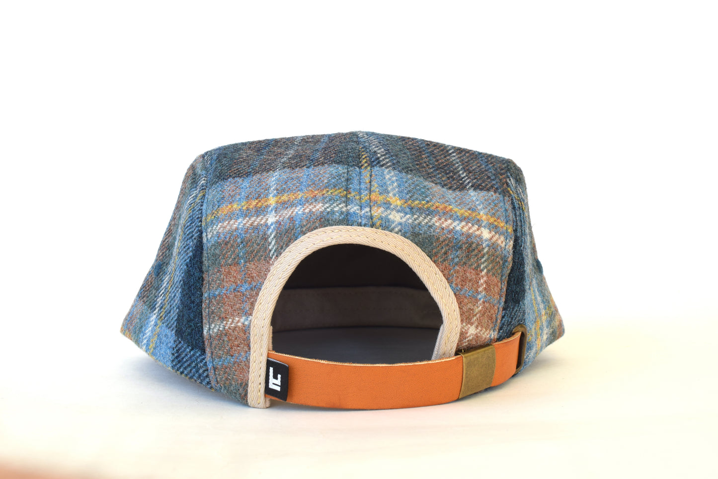 Scosia Plaid Azul Five Panel Hat