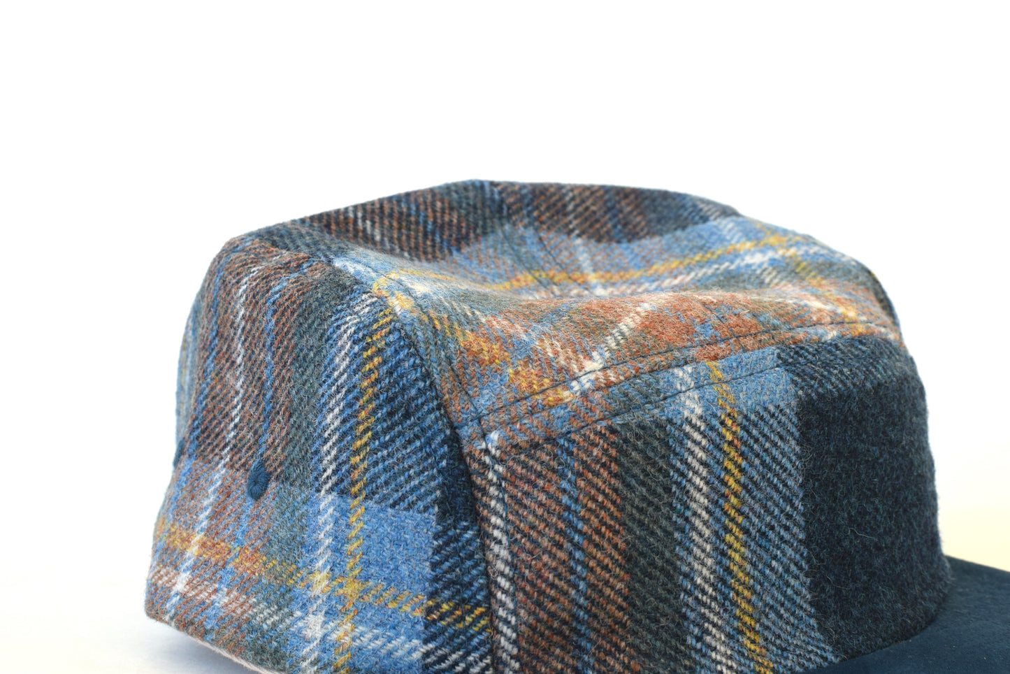 Scosia Plaid Azul Five Panel Hat