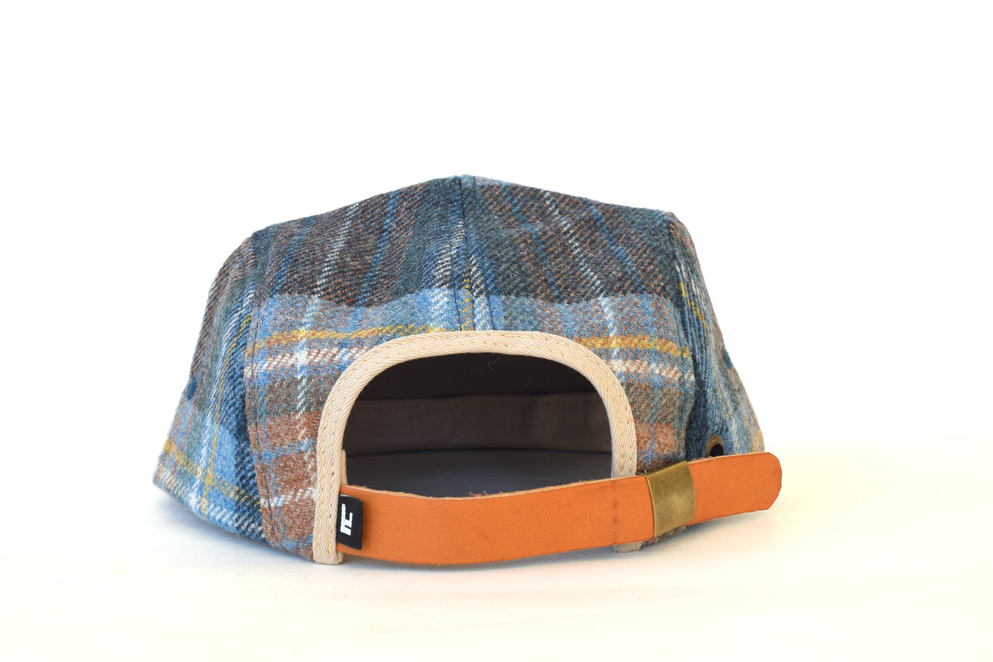 Scosia Plaid Azul Five Panel Hat (sb)