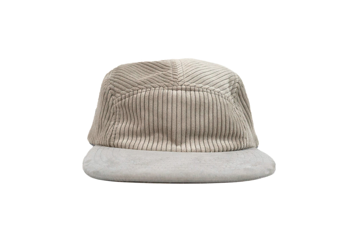 Gris Cord Five Panel Hat