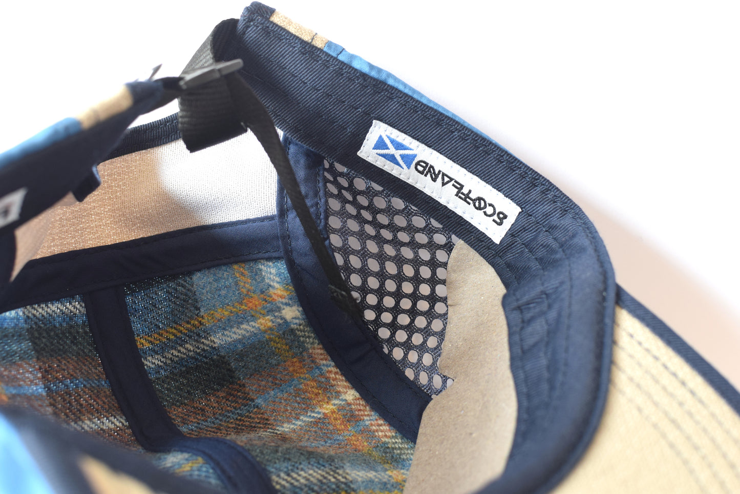 Scosia Plaid Eight Panel Sport Hat