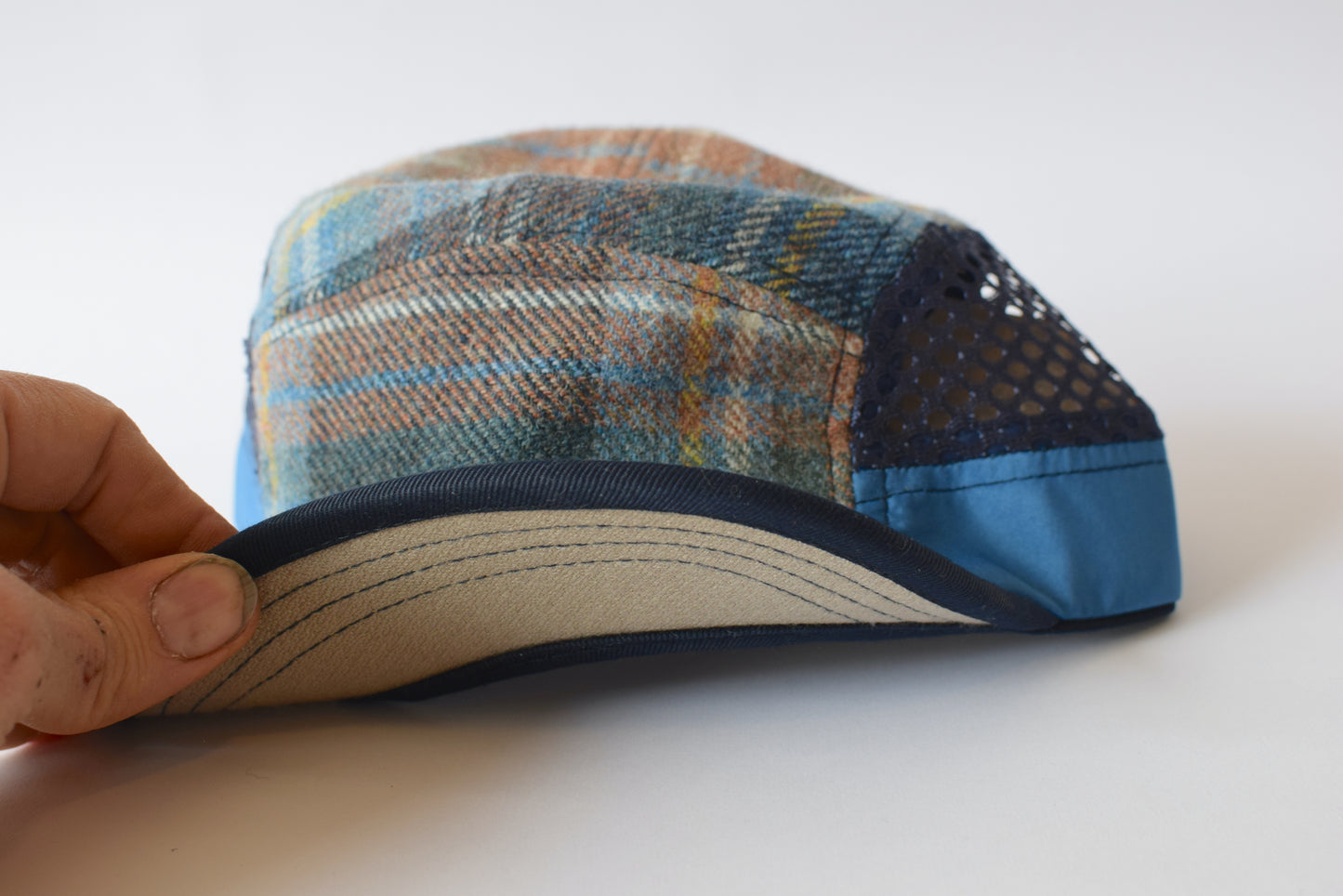 Scosia Plaid Eight Panel Sport Hat (sb)