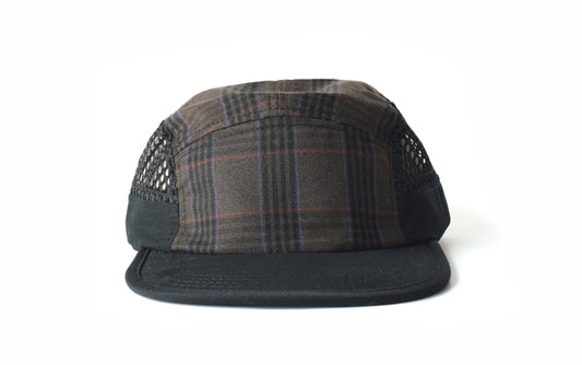 Lana Tropical Plaid Eight Panel Sport Hat