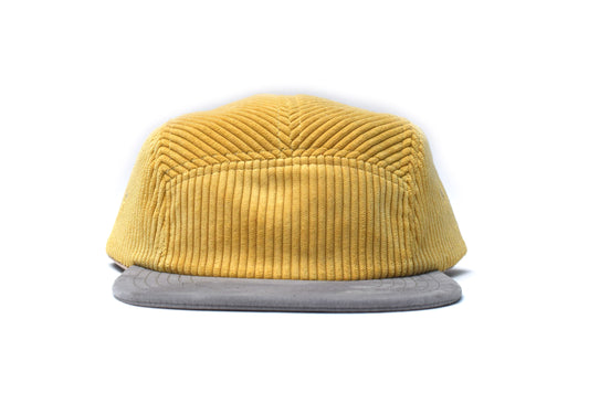 Cord Amarilla Clara Gris Five Panel Hat