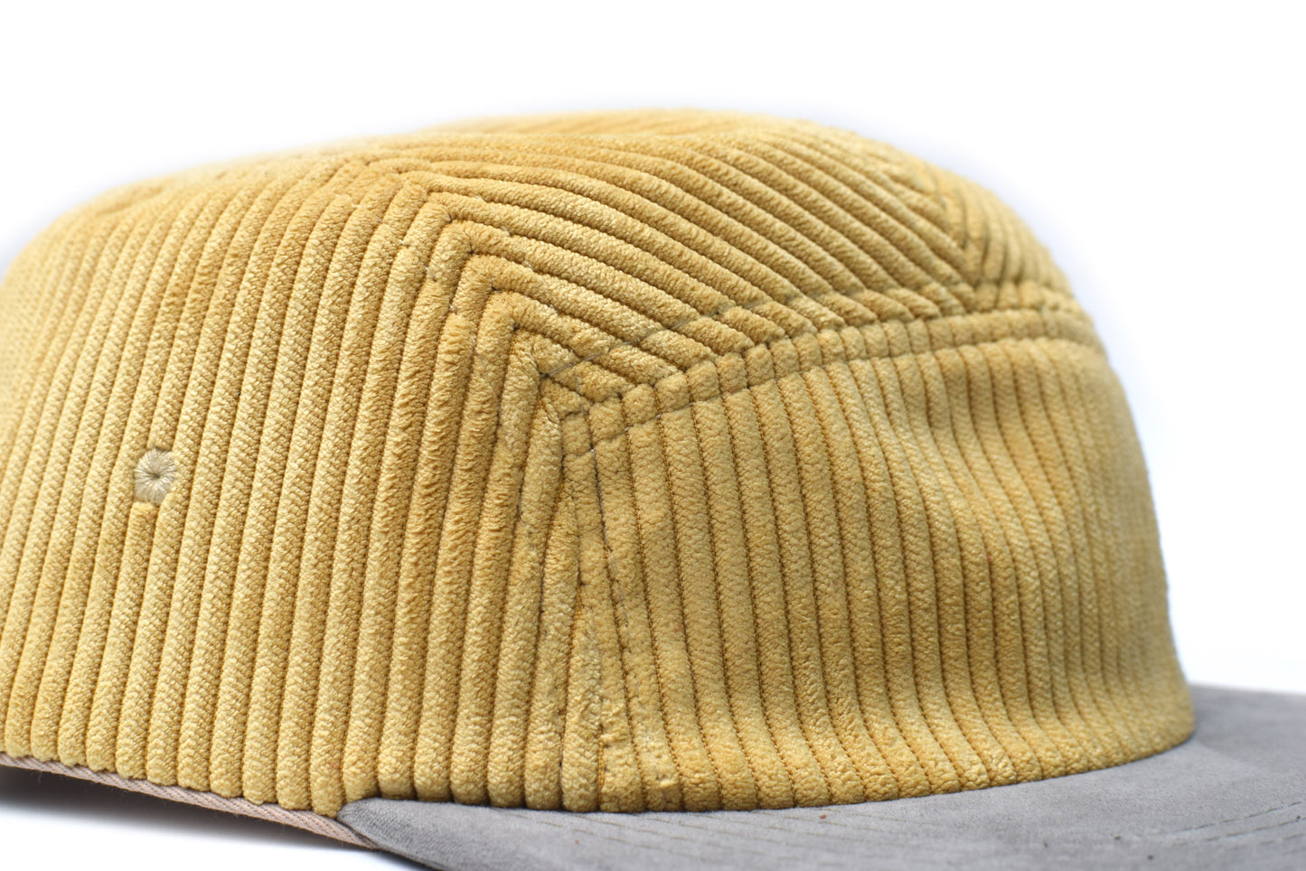 Cord Amarilla Clara Gris Five Panel Hat