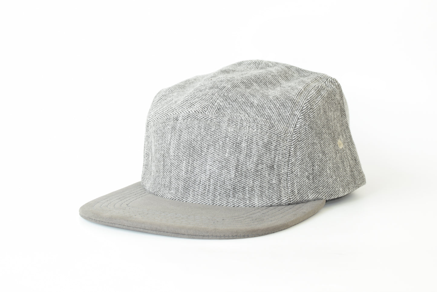 Fuzzy Japanese Denim Five Panel Hat