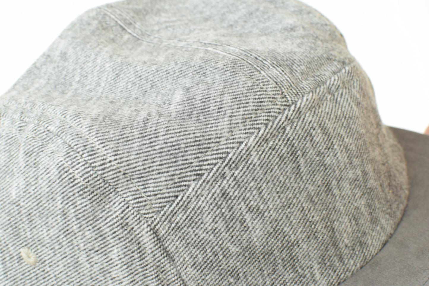 Fuzzy Japanese Denim Five Panel Hat (sb)