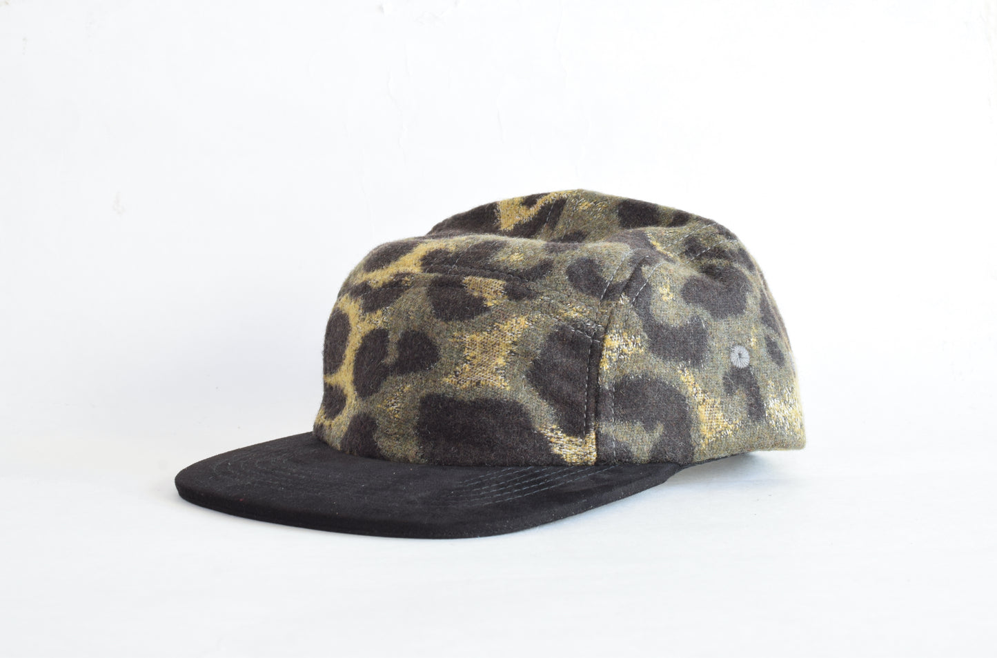 Leopard Fuzz Five Panel Hat