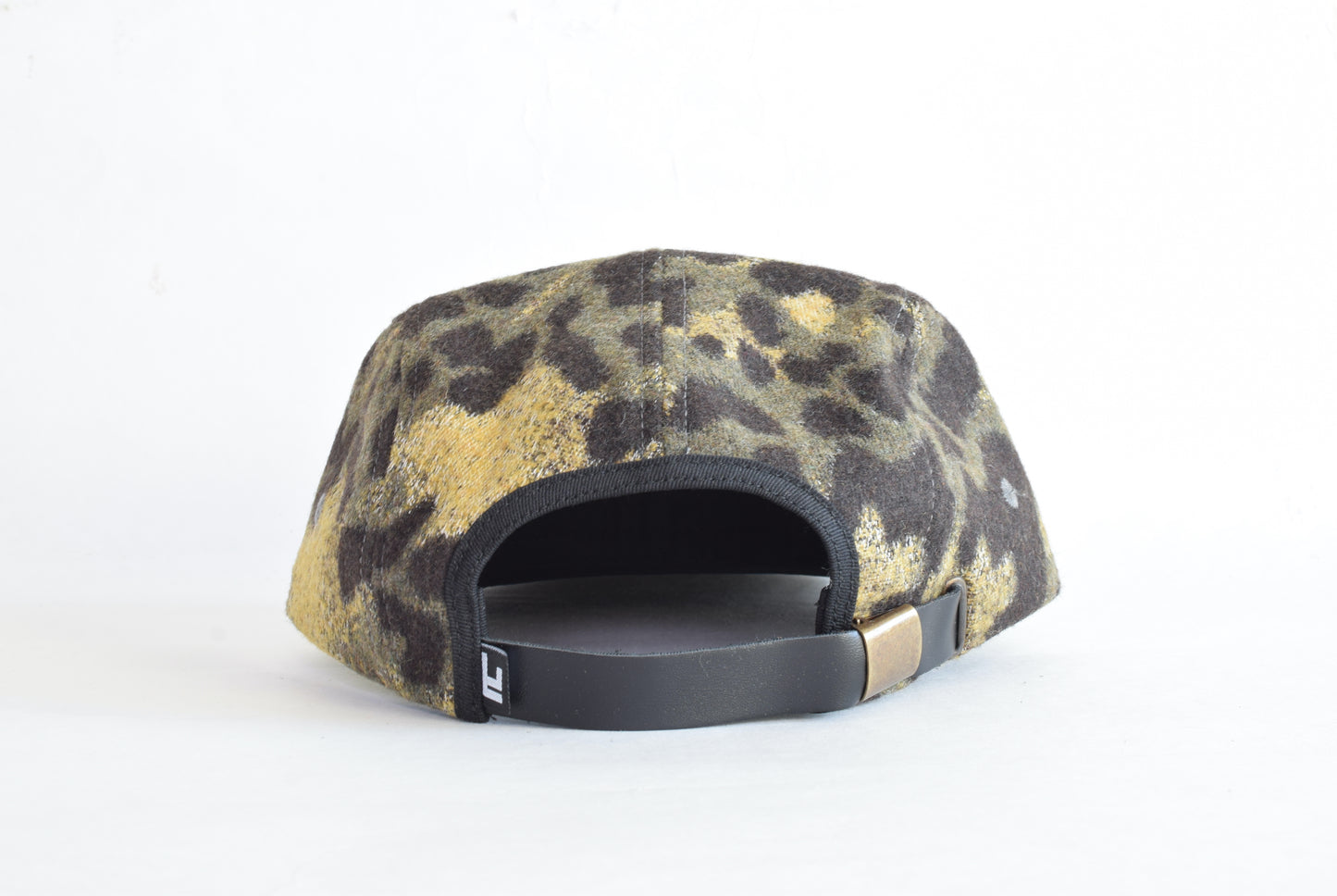 Leopard Fuzz Five Panel Hat