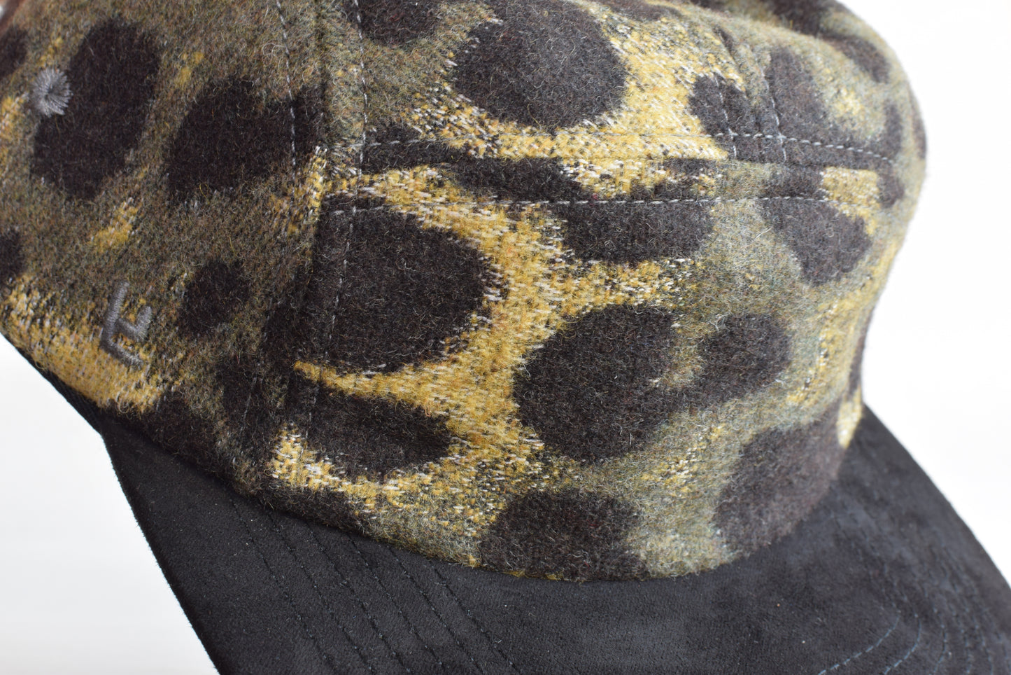 Leopard Fuzz Five Panel Hat