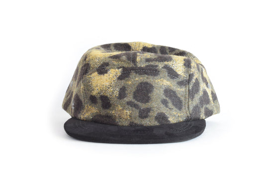 Leopard Fuzz Five Panel Hat (sb)