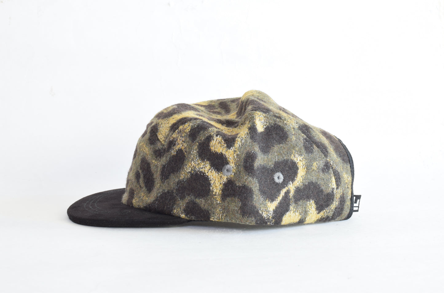 Leopard Fuzz Five Panel Hat (sb)