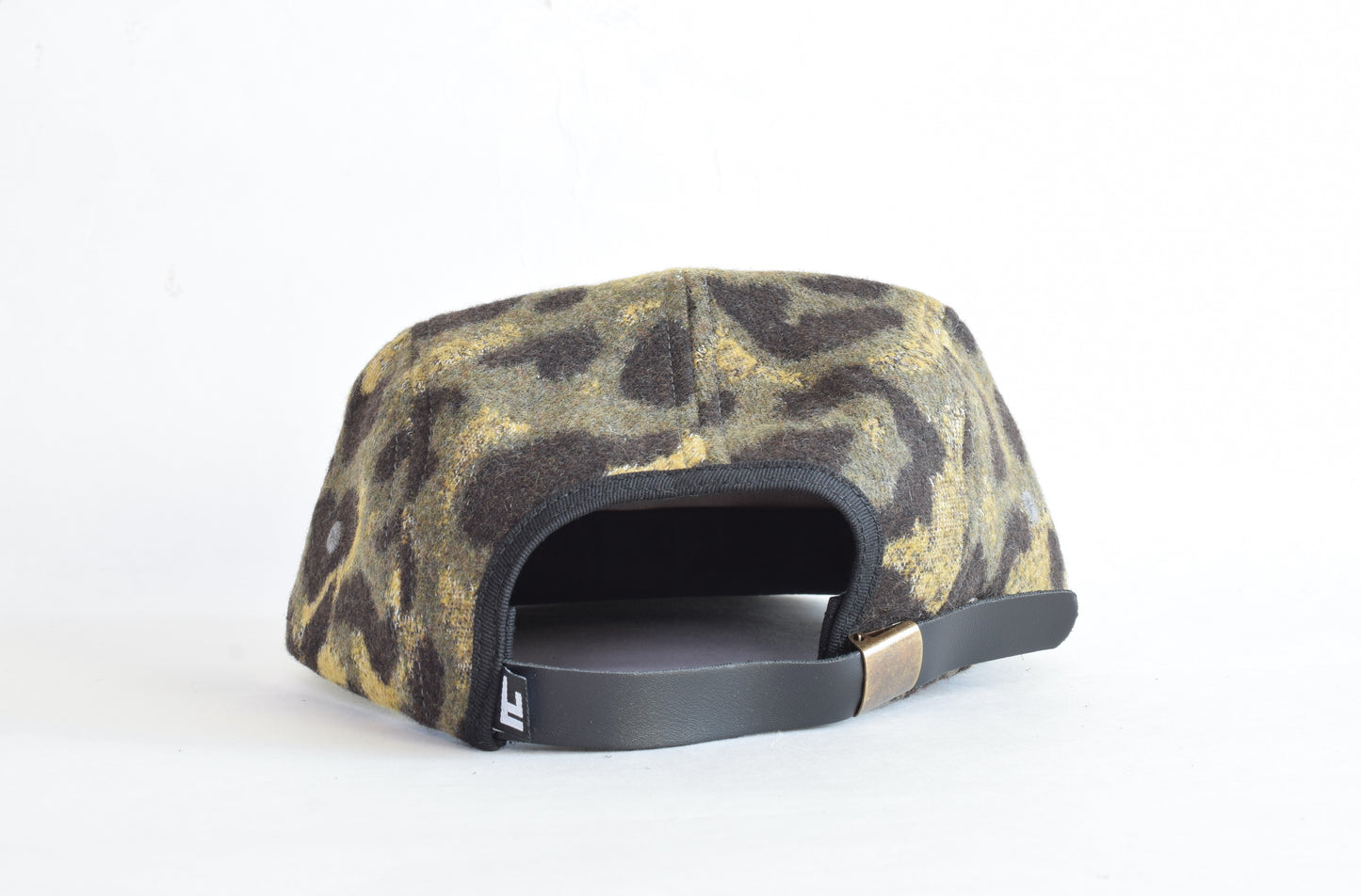Leopard Fuzz Five Panel Hat (sb)