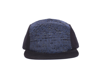 Textures Dabs Azul Five Panel Hat