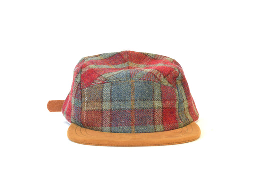 Scosia Plaid Rojo Five Panel Hat (sb)