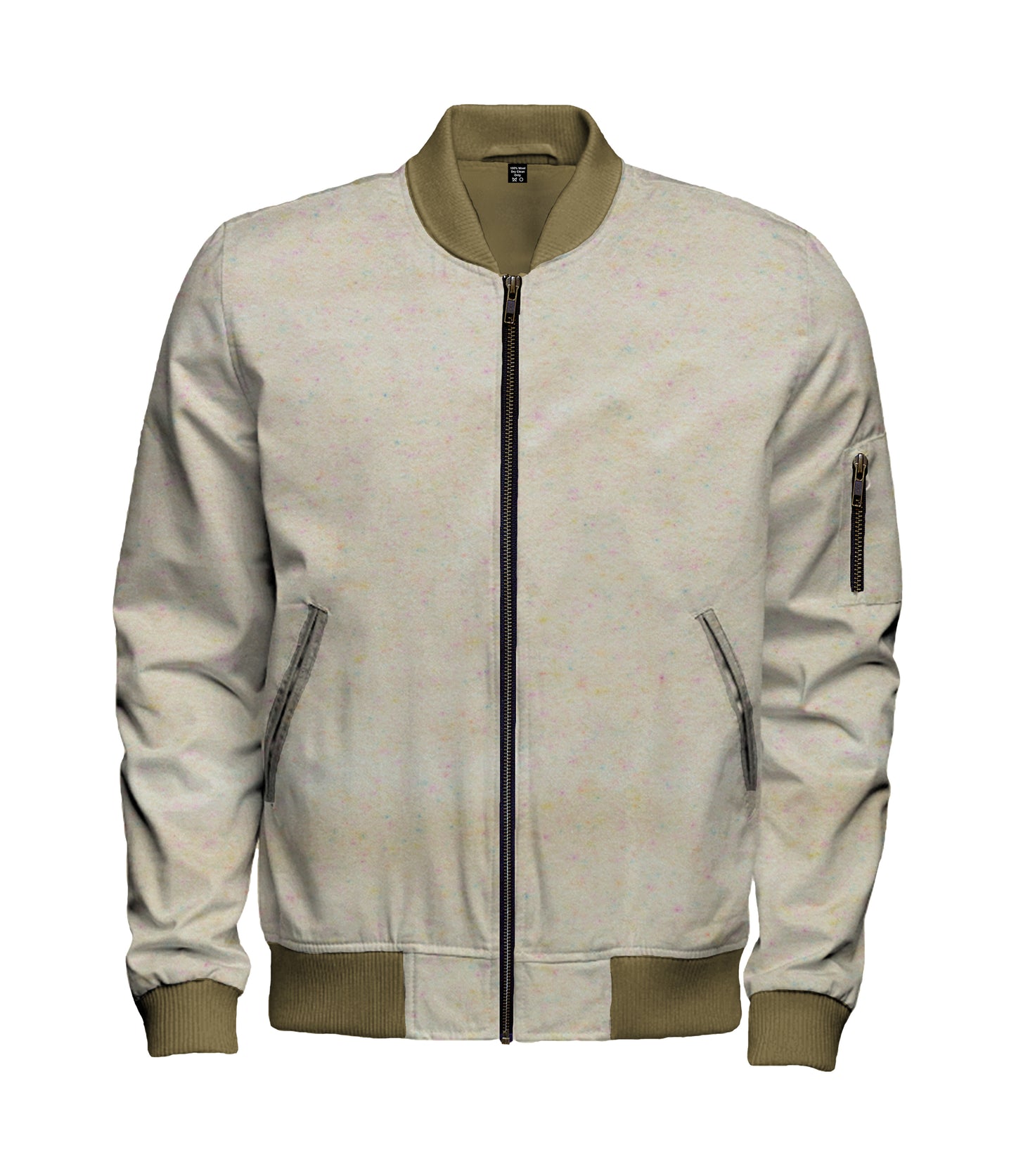 Bolo de Baunilha Wool Bomber Jacket