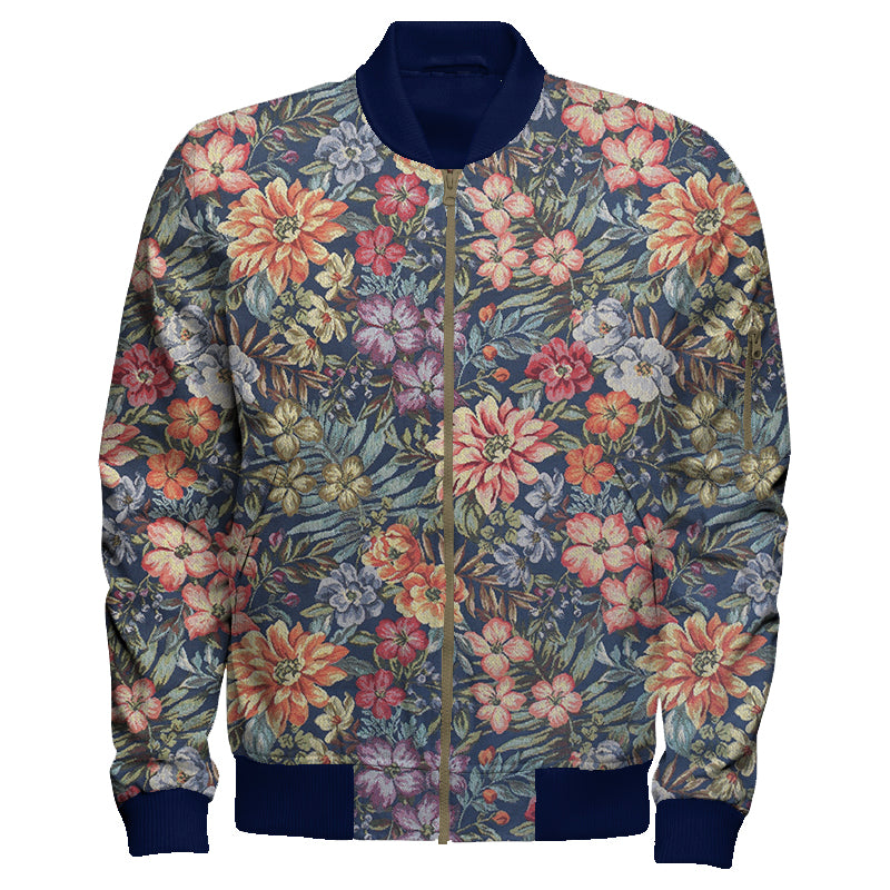 Noite Marinha Bomber Jacket