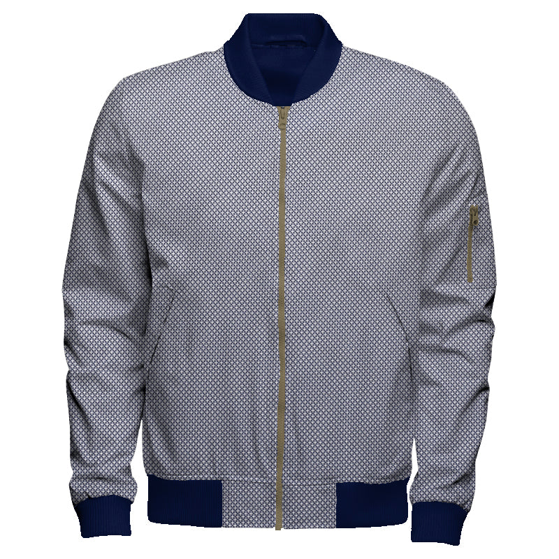 Diamantes Azuis Bomber Jacket