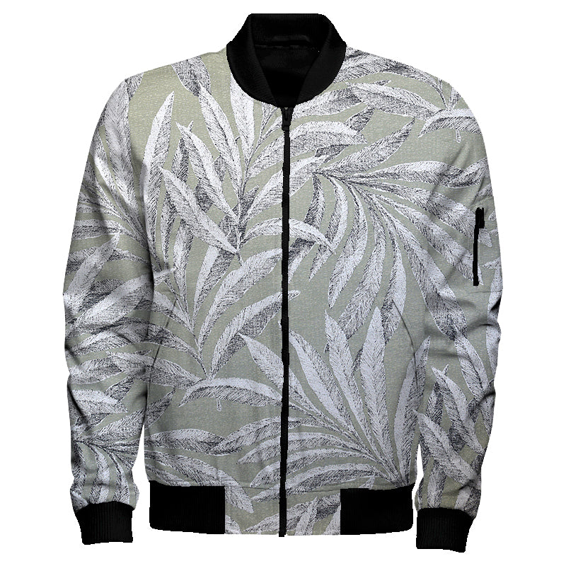 Hojas Flacas Bomber Jacket